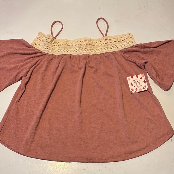 Free Kisses Tops - Free kisses Women's Off-Shoulder Top